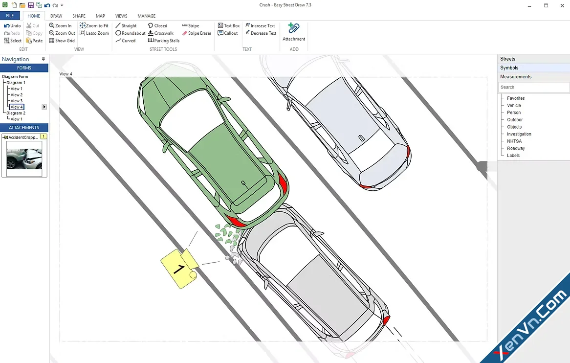 Trancite Easy Street Draw - Accident Diagram Tool.webp