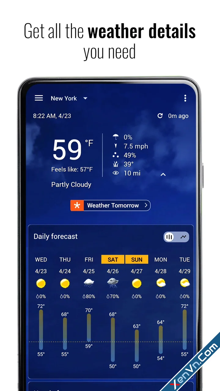 Transparent clock weather Pro for Android-2.webp