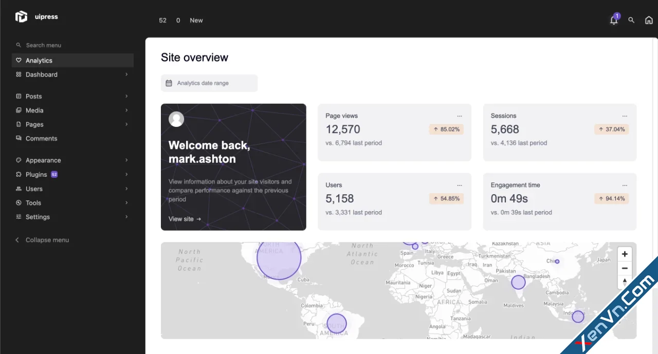 uiXpress Pro - Modern WordPress Admin Theme-1.webp