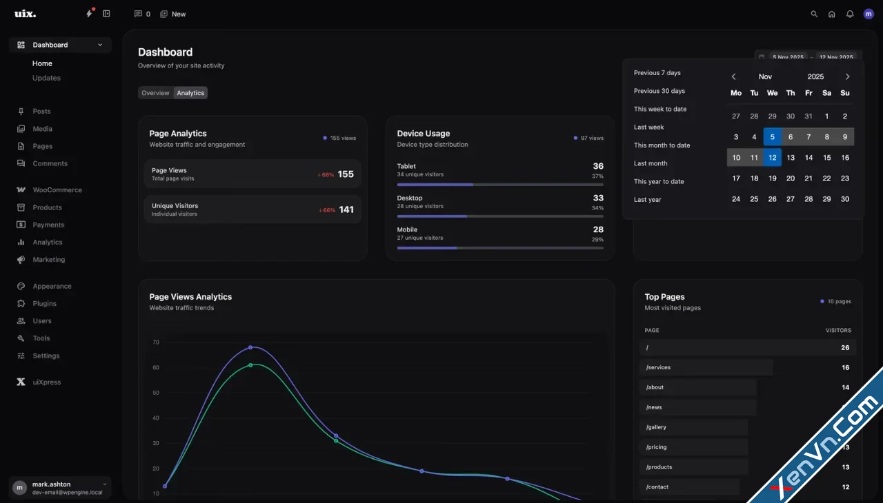 uiXpress Pro - Modern WordPress Admin Theme.webp