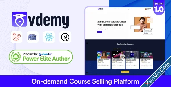 Vdemy - On demand Course Selling Platform.webp