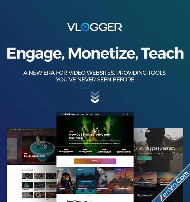 Vlogger - Professional Video & Tutorials WordPress Theme.webp
