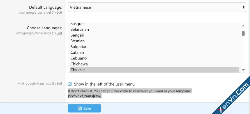 VNXF 2x Google Translate Automatically integrate Google Translate into XenForo-2.webp