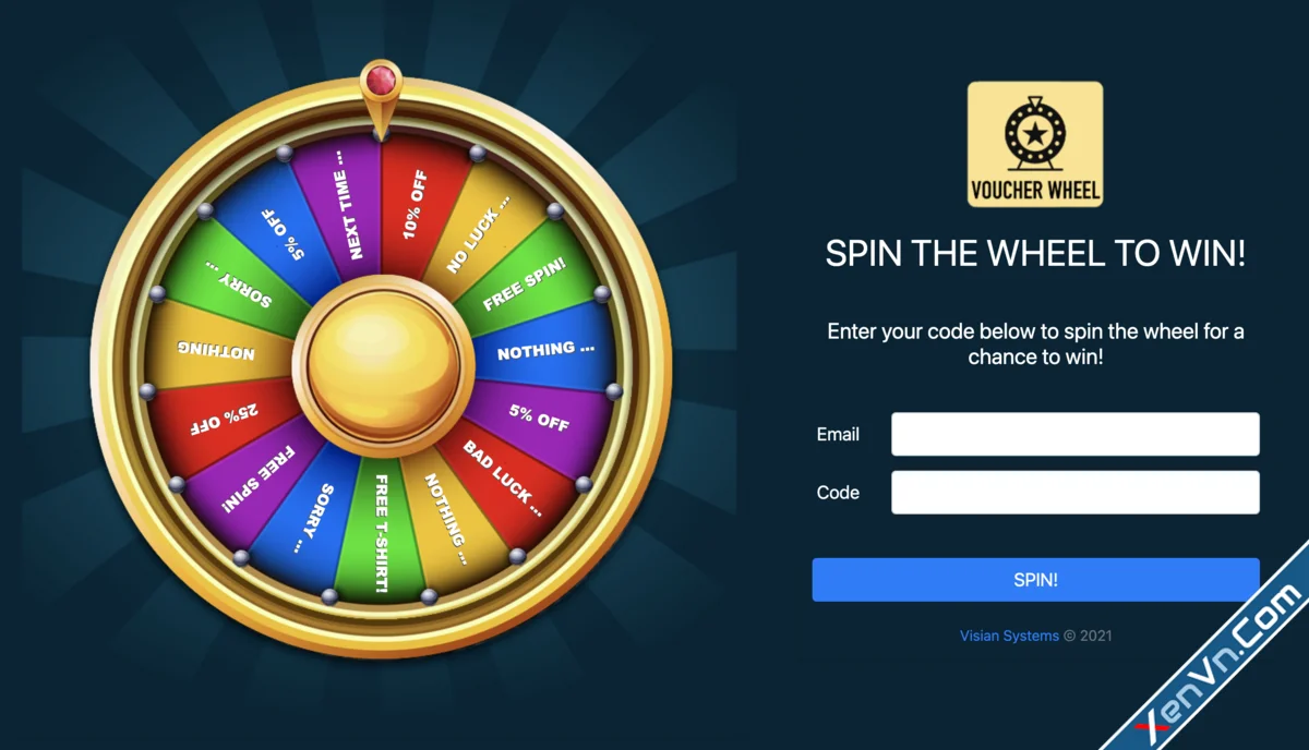 Voucher Wheel - Engage and give prizes to your customers.webp