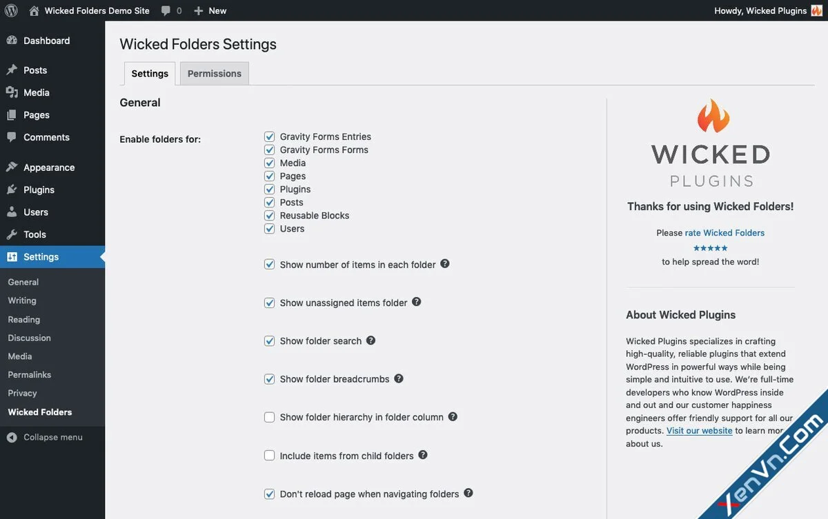 Wicked Folders - WordPress Media Library Folders Plugin - 2.23.13 ...