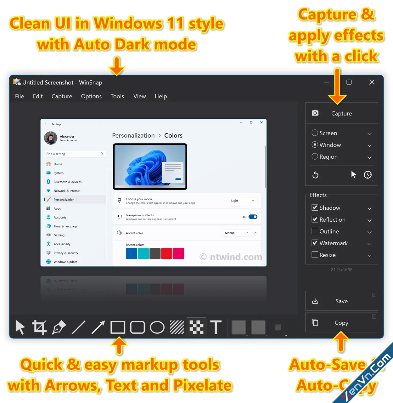 WinSnap - Create Superior Screenshots, Add Notes and Apply Visual Effects.webp
