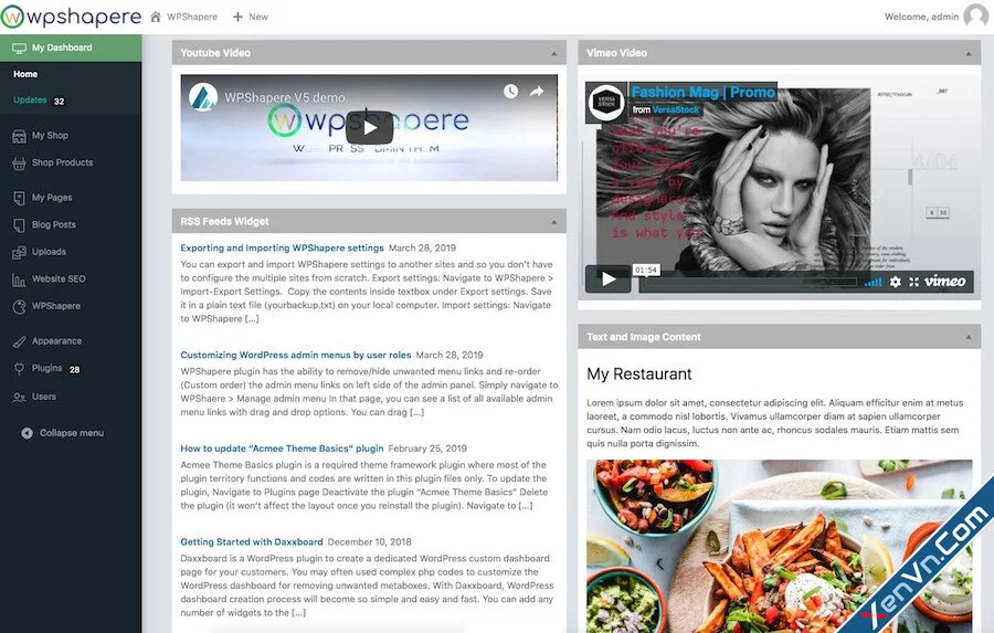 Wordpress Admin Theme - WPShapere-1.webp