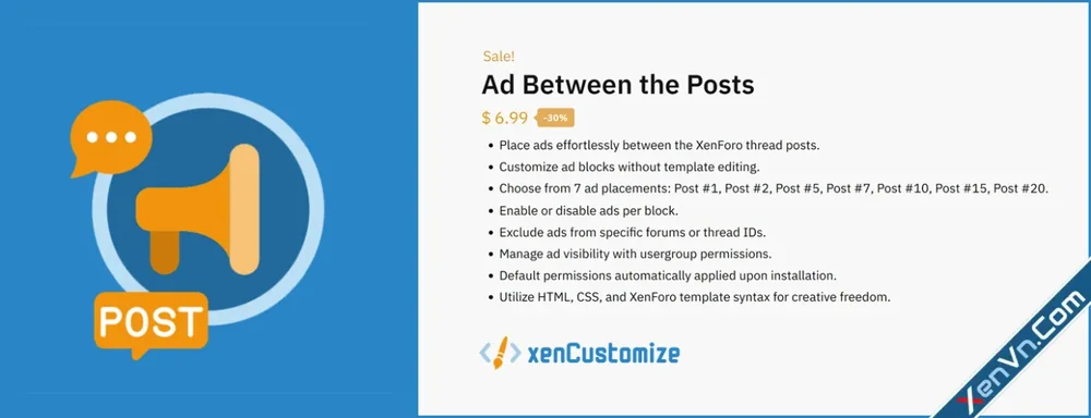 [XenCustomize] Ad Between The Posts - Xenforo 2.webp