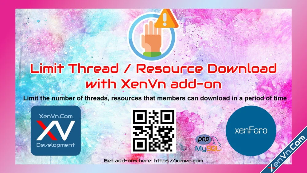 Xenforo 2 - Limit Thread & Resource Download.webp