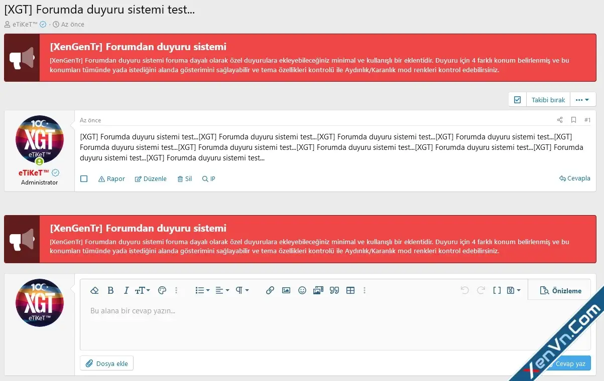 [XenGenTr] Announcement system from the forum - Xenforo 2.webp