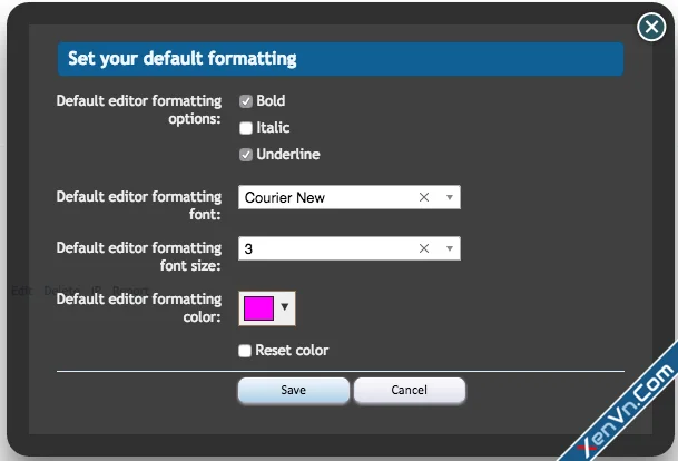 [XFA] Default Editor Format - Xenforo 2-1.webp