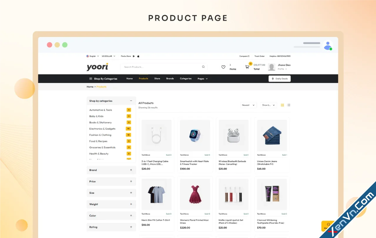 YOORI eCommerce - Single & Multi-Vendor PWA Marketplace CMS-2.webp