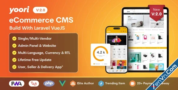 YOORI eCommerce - Single & Multi-Vendor PWA Marketplace CMS.webp