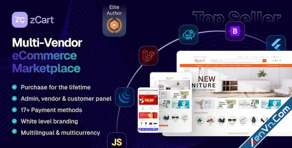 zCart Multi-Vendor eCommerce Marketplace.webp