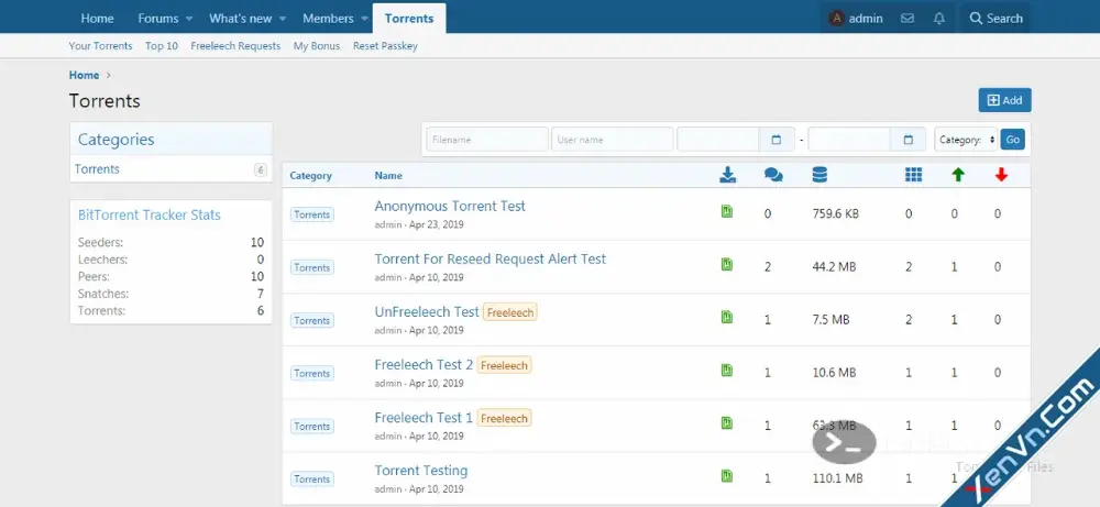 Ztense Torrent tracker and H&R - Xenforo 2.webp