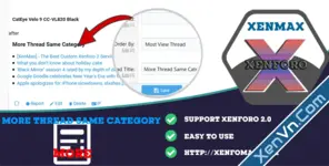 [XenMax] - More Thread Same Category 2.0.1 - Xenforo 2