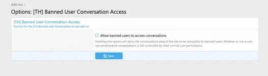 [TH] Banned User Conversation Access 1.0.0 - Xenforo 2