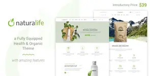 NaturaLife v1.9 - WordPress Health Website Template