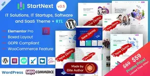 StartNext v3.5.0 - IT & Business Startups WordPress Theme