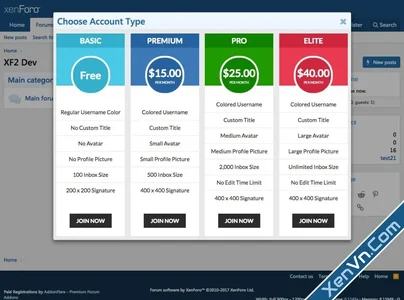 [AddonFlare] Paid Registrations - Xenforo 2