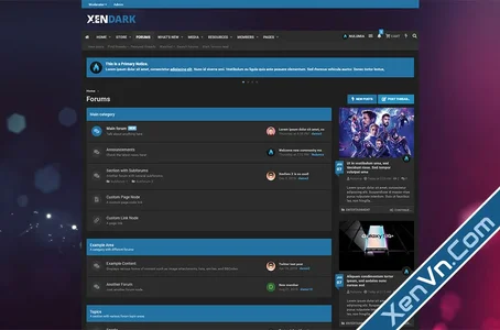 XenDark - Xenforo 2 Style
