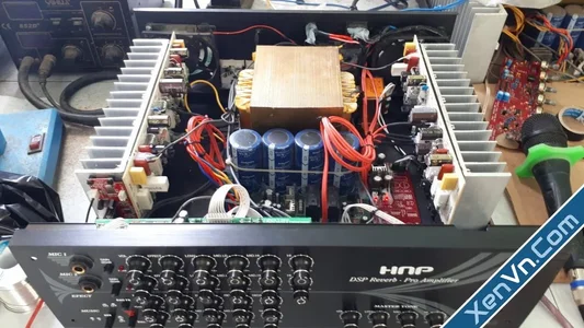 Giới Thiệu Amply Tự Ráp 16 Sò - Echo Reverb DSP