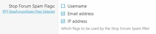 [FF] StopForumSpam Flag Selector - Xenforo 2