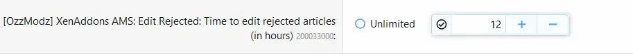 [OzzModz] XenAddons AMS: Edit Rejected - Xenforo 2