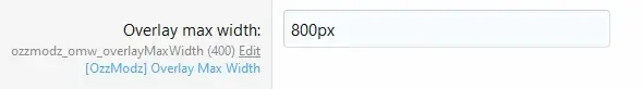[OzzModz] Overlay Max Width - Xenforo 2