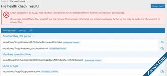 [OzzModz] Ignore Files From Health Check - Xenforo 2