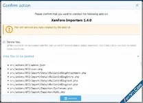 [OzzModz] Addon Uninstall Delete Files - Xenforo 2