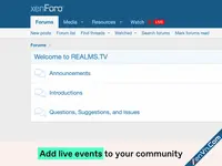 Realms.tv - Add Live Events to Your Community - XF2
