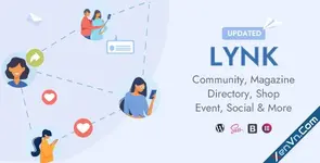Lynk - Social Networking, Community WordPress Theme