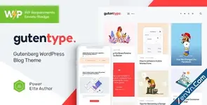Gutentype - 100% Gutenberg WordPress Theme for Modern Blog