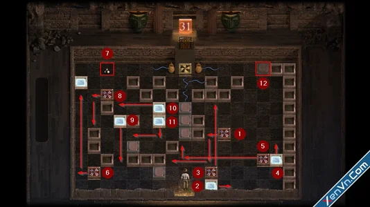 Treasure of Nadia Online - Ancient Temple - Puzzles 31 - 40