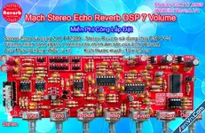 Mạch Stereo Echo Reverb DSP 7 Volume