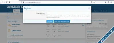 [OzzModz] Verify Email Before Registration - Xenforo 2