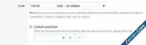 [OzzModz] User Upgrade Cost Precision - Xenforo 2