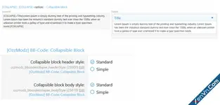 [OzzModz] BB-Code: Collapsible Block - Xenforo 2