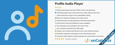 [XenCustomize] Profile Audio Player & Library - Music and Lyrics - XF2