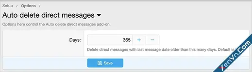 AndyB - Auto delete direct messages - Xenforo 2