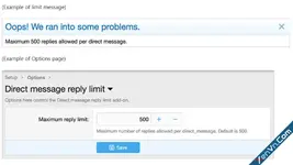 AndyB - Direct message reply limit - Xenforo 2