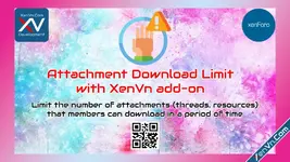 Attachment Download Limit (Threads, Resources) - Xenforo 2