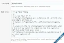 Account Upgrades Info - Xenforo 2