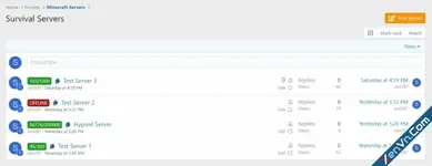 Minecraft Server Checker for Threads - Xenforo 2