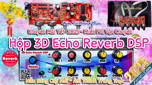 Hộp 3D Echo Reverb 10 Volume