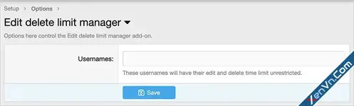AndyB - Edit delete limit manager - Xenforo 2