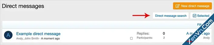 AndyB - Direct message search - Xenforo 2