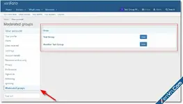 Group membership moderators - Xenforo 2