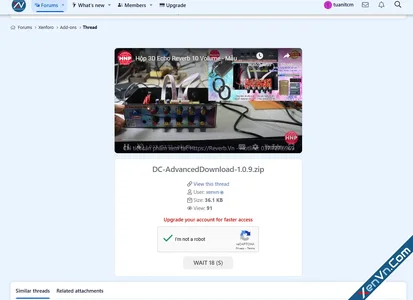 Hỏi xin addon download như xenvn